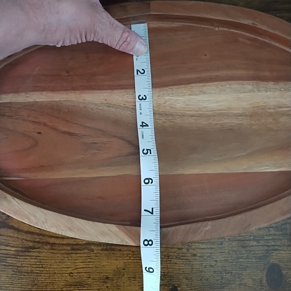 Pewter Stag Deer Wooden Serving Cheese Charcuterie Tray/Platter + Knife- India - Picture 11 of 13